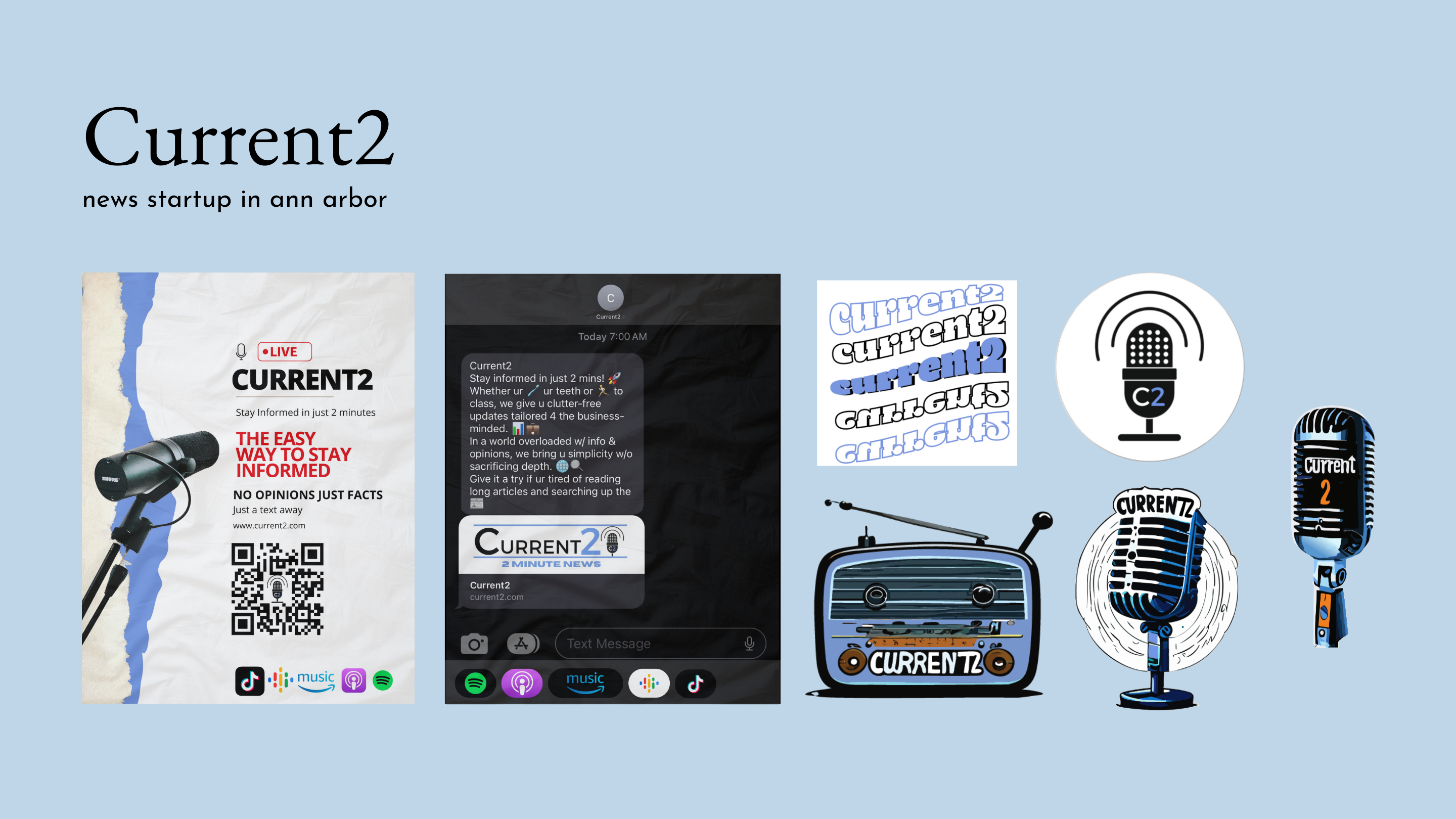 Current2 work overview collage